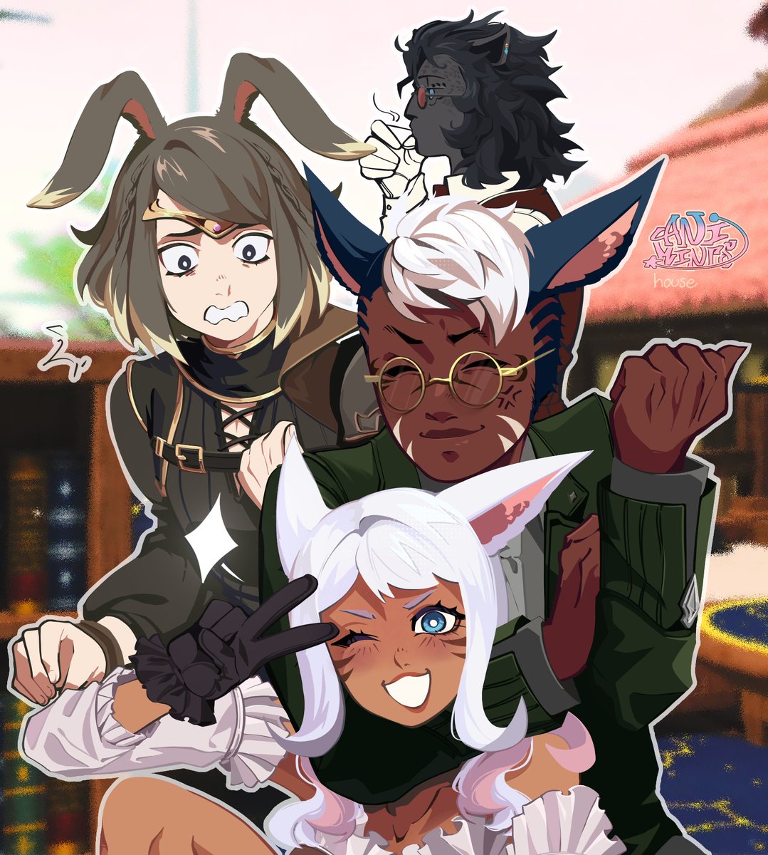 More comm work for house! 💕

#FFXIVART #ffxiv #wol