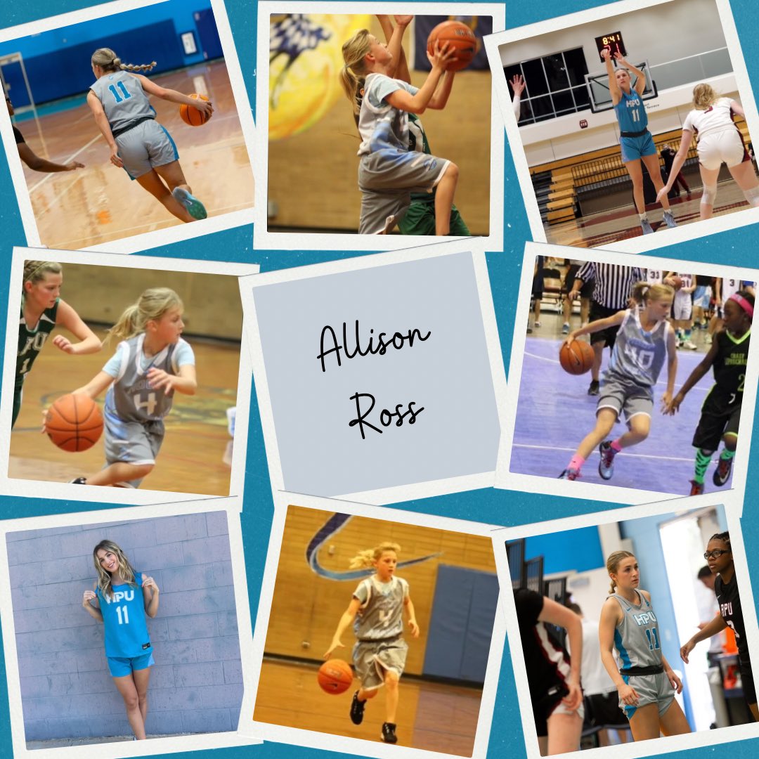 HPUSHARKSWBB's tweet image. Tomorrow is Senior Night for the Sharks! Join us in celebrating our senior class and learn about their journey. Thank you to all our seniors for their hard work and commitment to both the sport and HPU!
Introducing #11 Allison Ross from Boise, Idaho!
#goSharks🦈