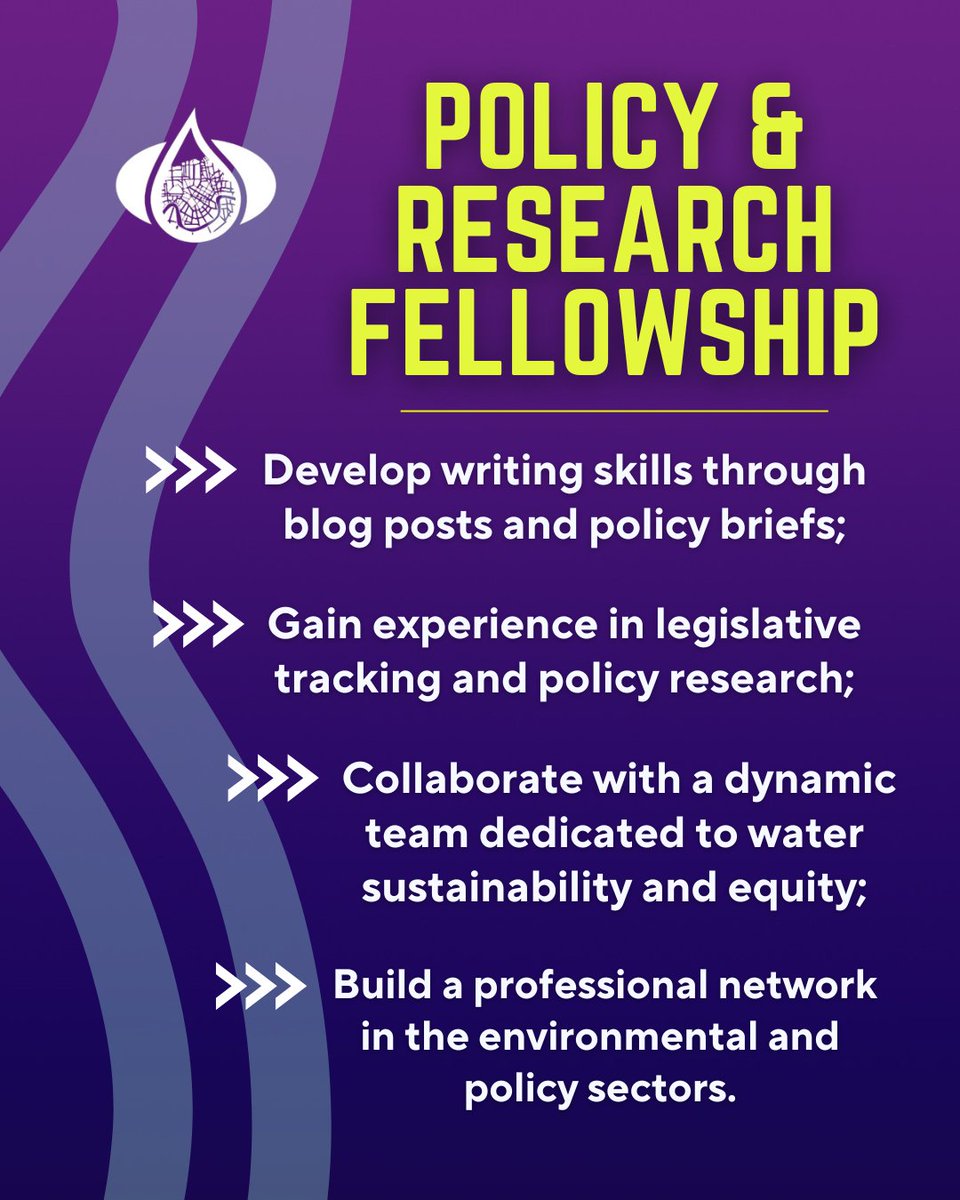 🗣️ We're Hiring! 

Interested in gaining experience in the environmental justice space? Want to be part of a dynamic team and build a professional network? Apply today at nolawater.org/careers