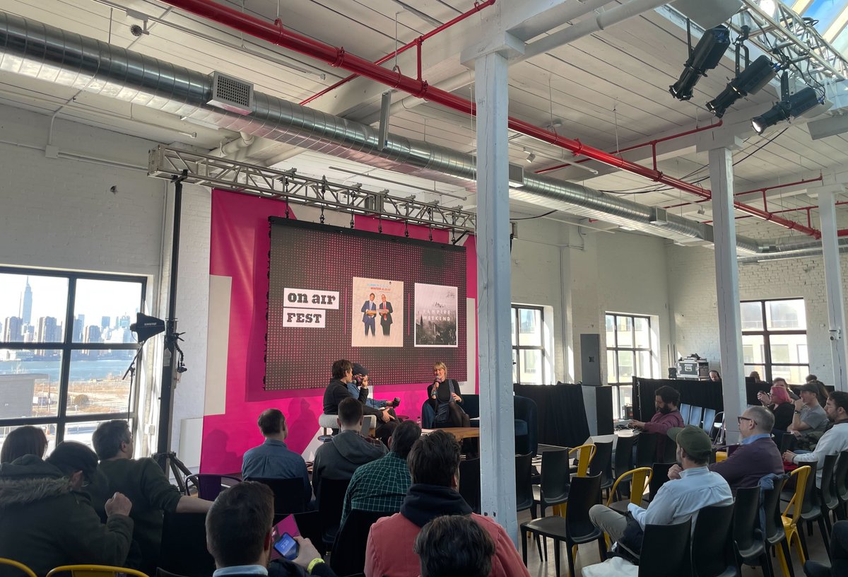 Studio71 (@studio71us) on Twitter photo Our podcast team had the chance to attend the <a href="/onairfest/">On Air Fest</a> Business Summit last week 🎧
It was a great opportunity to connect with some of the best in the industry for insightful discussions on the future of podcasting.
Thank you to the Bloomberg team for the invite! Our podcast team had the chance to attend the <a href="/onairfest/">On Air Fest</a> Business Summit last week 🎧
It was a great opportunity to connect with some of the best in the industry for insightful discussions on the future of podcasting.
Thank you to the Bloomberg team for the invite!