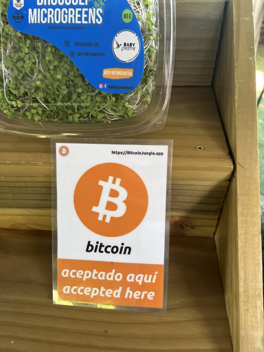 Bitcoin accepted at the farmer’s market in Costa Rica