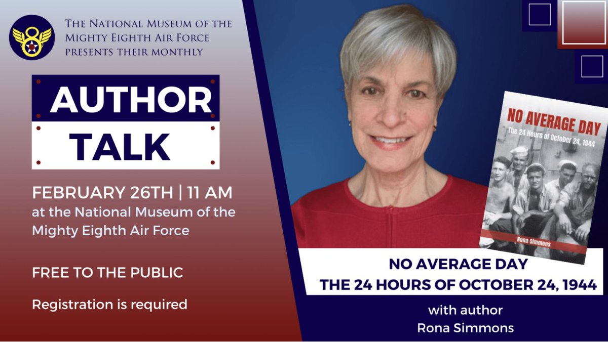 Some say you can’t go home again, but today at the National Museum of the Mighty Eighth Air Force it was like coming home. We had a full house for sharing the story of October 24, 1944, emphasizing the fallen from the Army Air Forces, of course!
#WWII #history #authortalk
