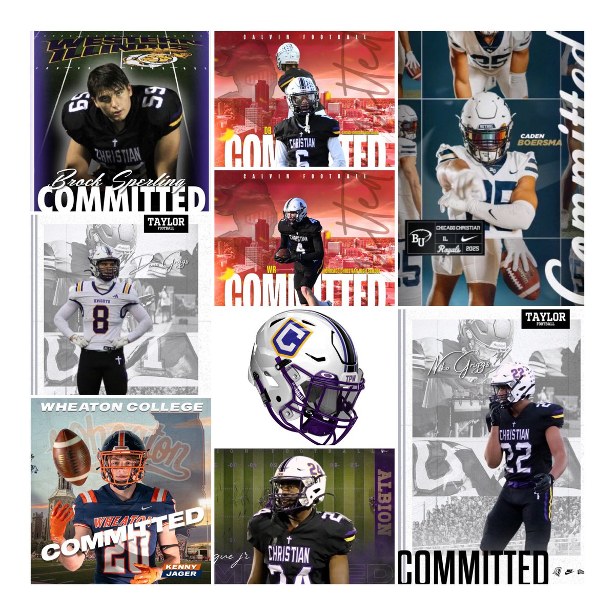 Chicago Christian Football (@cchsknights_fb) on Twitter photo Congratulations to these 8 Men of God, making history on the field this year but also off the field. The most players on an athletic team to sign and go play collegiate athletics in school history.
<a href="/kenny_jager28/">Kenny Jager</a> Congratulations to these 8 Men of God, making history on the field this year but also off the field. The most players on an athletic team to sign and go play collegiate athletics in school history.
<a href="/kenny_jager28/">Kenny Jager</a>