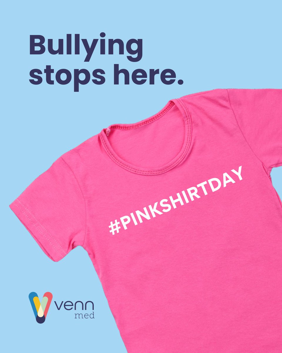 VennMed's tweet photo. Let’s build a world where kindness is the norm, not the exception. 💕 Wear pink, speak up, and support those who need it most. https://t.co/JoDwtBo1eU