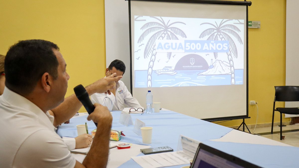 InfraestrucSMR's tweet photo. Con la participación del @MinVivienda @ANI_Colombia @cracolombia @Planeacion_SM @mincultura y @essmar_esp, se dio un importante paso hacia la articulación efectiva de los proyectos de Plan maestro de acueducto y alcantarillado que hemos viabilizado  junto al Gobierno Nacional. https://t.co/34cXk4kdqo
