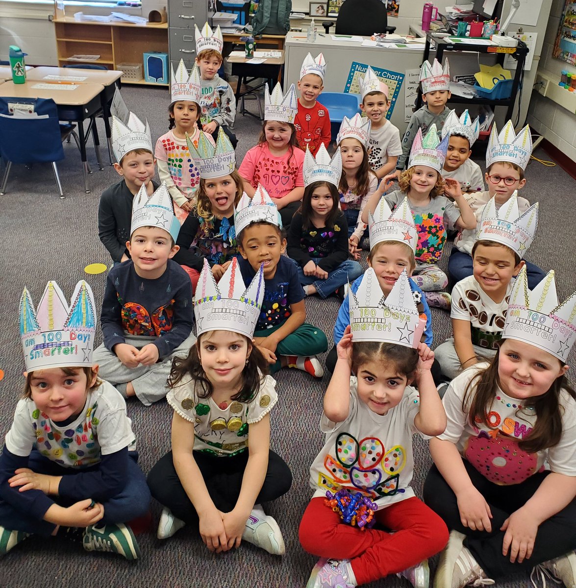 Happy 1️⃣0️⃣0️⃣th day of school!! 💯🎉👕 <a href="/WestIrondequoit/">West Irondequoit CSD</a>