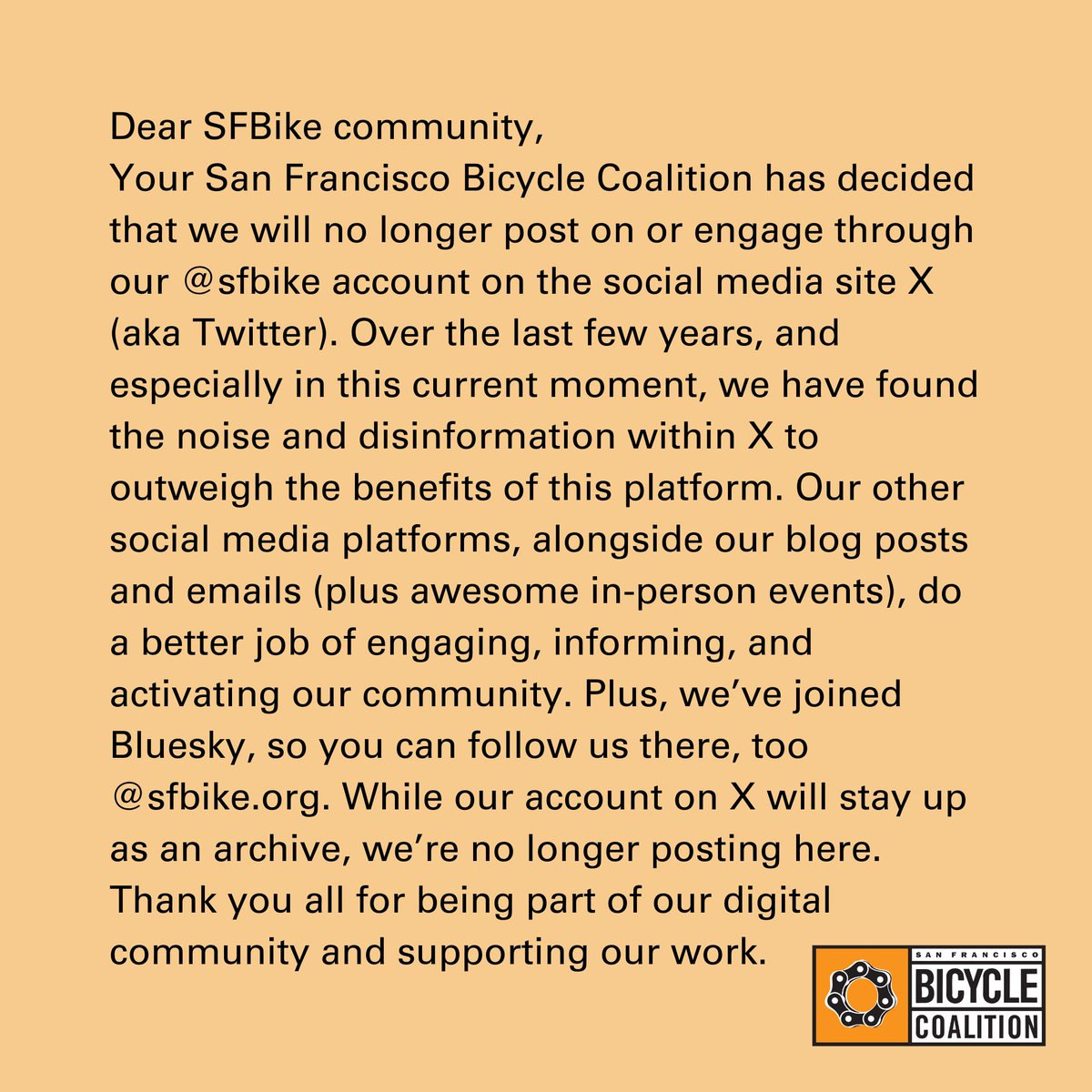 SF Bicycle Coalition tweet media