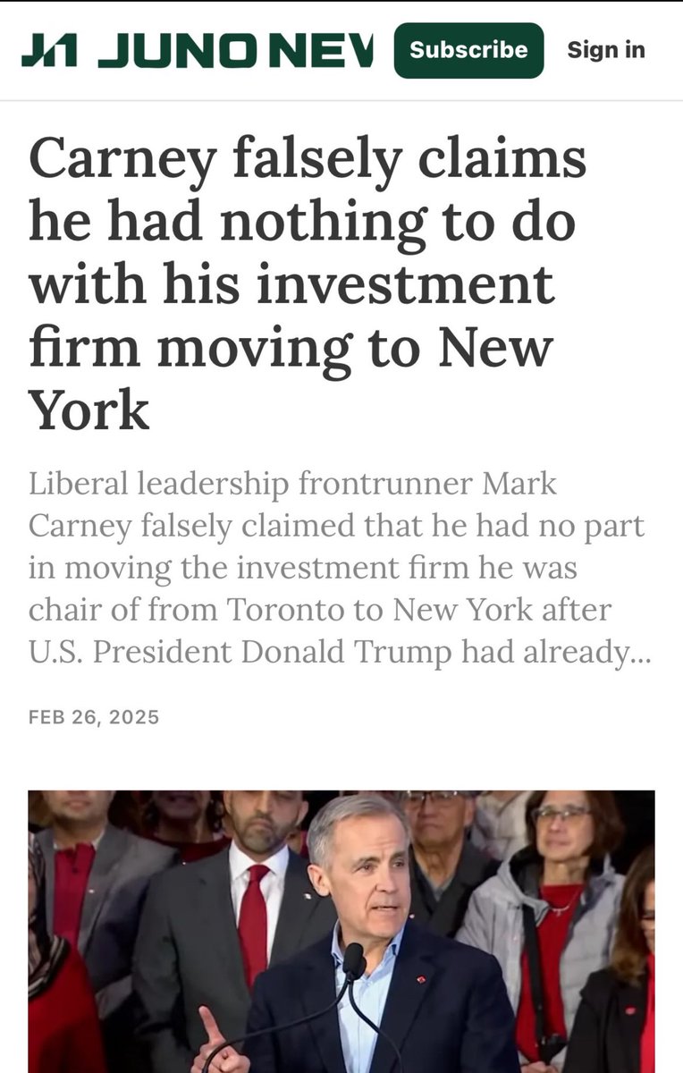 AndrewScheer's tweet image. SNEAKY Carney. 

How can we trust him to keep jobs in Canada when he moved jobs at his OWN company to the US?

And then lied about it!!!

If he wins, Canada loses.