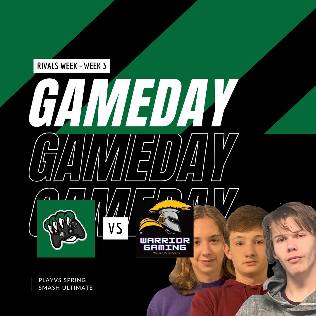 RIVALS WEEK IS HERE! We are here for our week 3 matchup against the Waupun Warriors! We picked each other specifically for rivals week and are excited for the great match today! 😎 Check out the games @ buff.ly/3mjN8IZ Be there or be 🟩