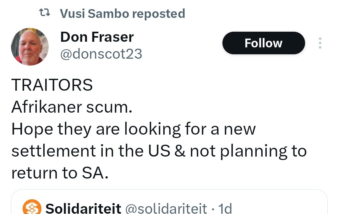 Isn't it funny how virtually every White Saviour of the black man resides in Cape Town.