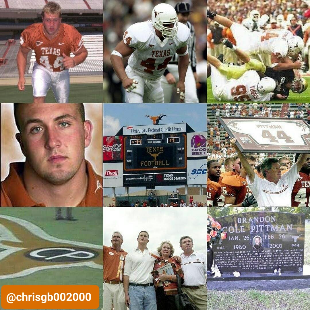 24 years ago today #ColePittman passed away! #RIPColePittman #HookEmInHeaven 🙏🏻🤘🏻