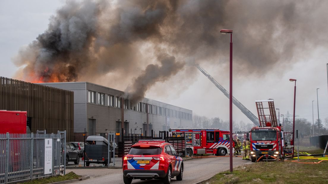 Forse brand in bedrijfsverzamelgebouw Nieuwegein
