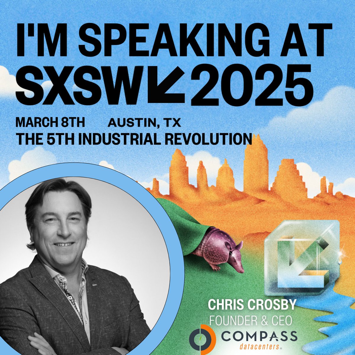 The 5th Industrial Revolution is here, powered by AI -and data centers are driving it. From energy independence to healthcare breakthroughs, the possibilities are massive.
I’ll be at #SXSW2025 next week to discuss how data centers shape our AI future.
Join the conversation: