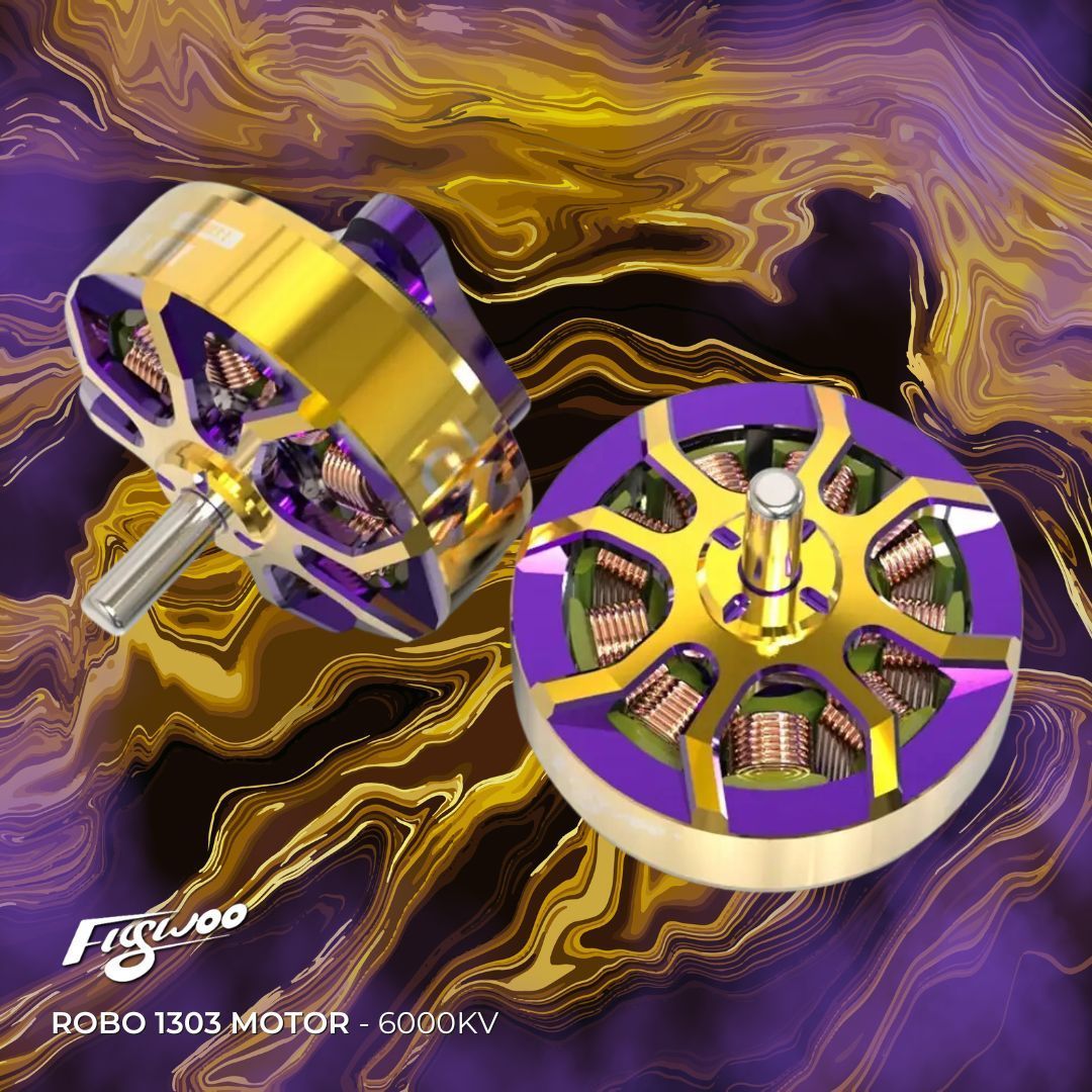 GetFPV's tweet image. Unleash precision power! The lightweight 𝗙𝗹𝘆𝘄𝗼𝗼 𝗥𝗢𝗕𝗢 𝟭𝟯𝟬𝟯 𝟲𝟬𝟬𝟬𝗞𝗩 delivers smooth performance for your 3&quot;-4&quot; micro FPV builds. Perfect for racing &amp;amp; freestyle on 2S-4S. 

🚀 buff.ly/4bj7kA4 

#GetFPV #MicroFPV #FPVDrones #FlywooROBO #ROBO1303 #flywoo