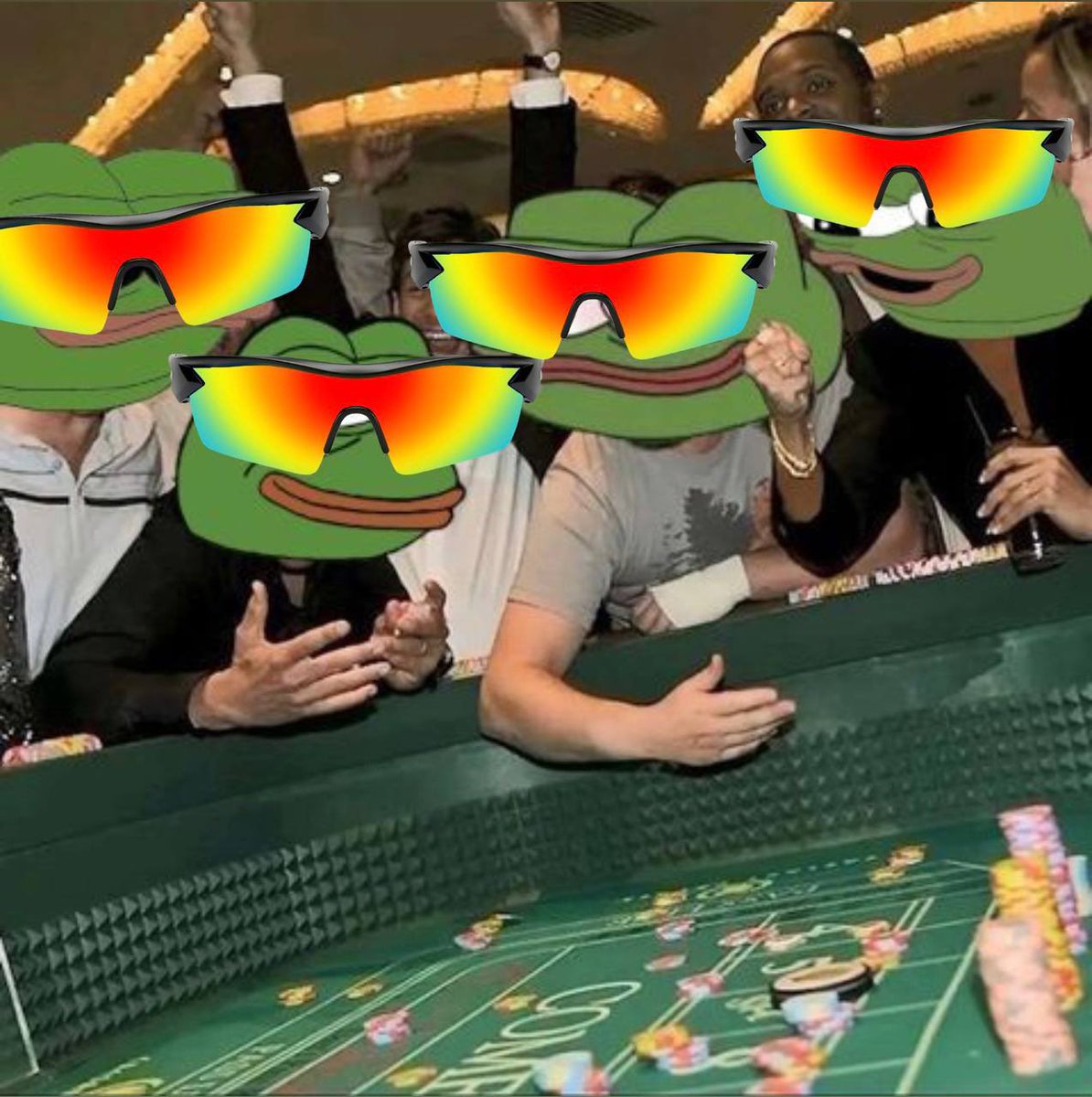 wickedoneth's tweet photo. @pepe Crypto Market Is Like a Casino. Stop Trading and Believe. 🎰🙏📈🕶️ $PEPE https://t.co/EOnfamL0B4