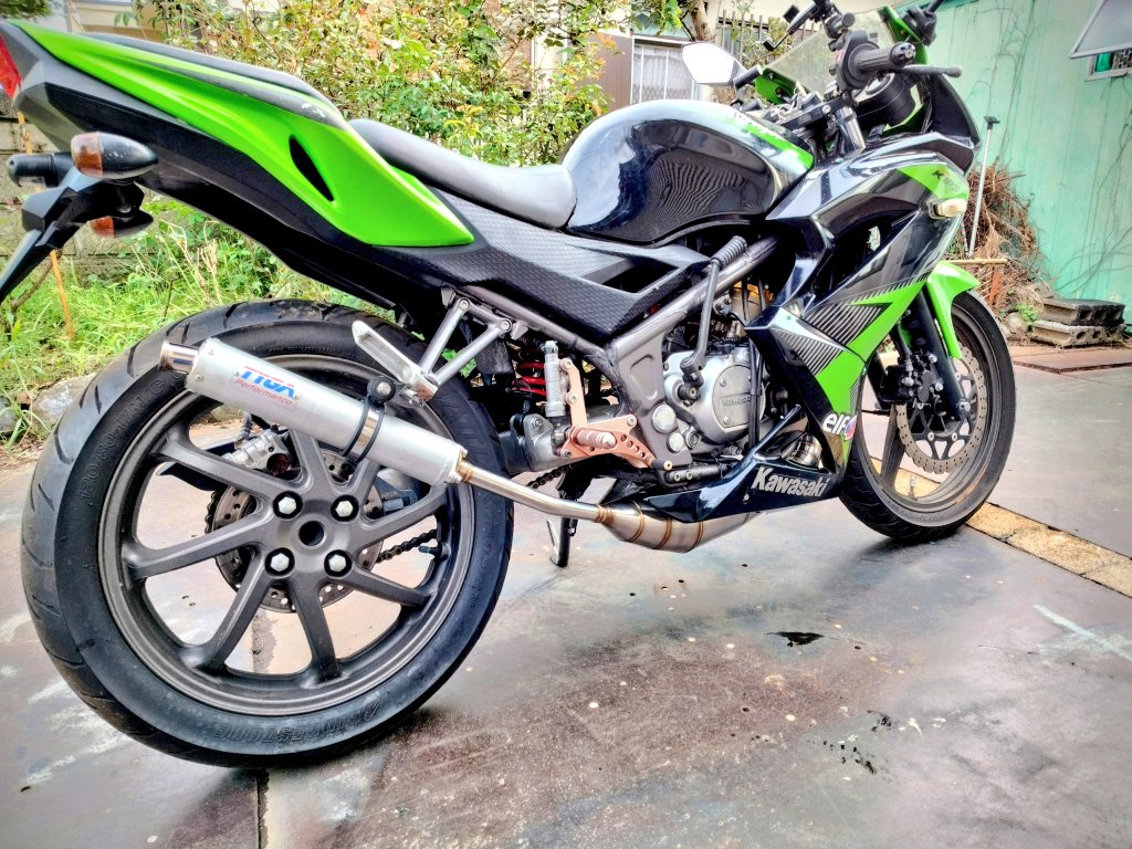 krr150ssr's tweet photo. Ninja 150RR PRO ARM
#2cycle #2tac
#KAWSAKI #Ninja150 #KRR150
#NSR250 https://t.co/1X56vtm0zA