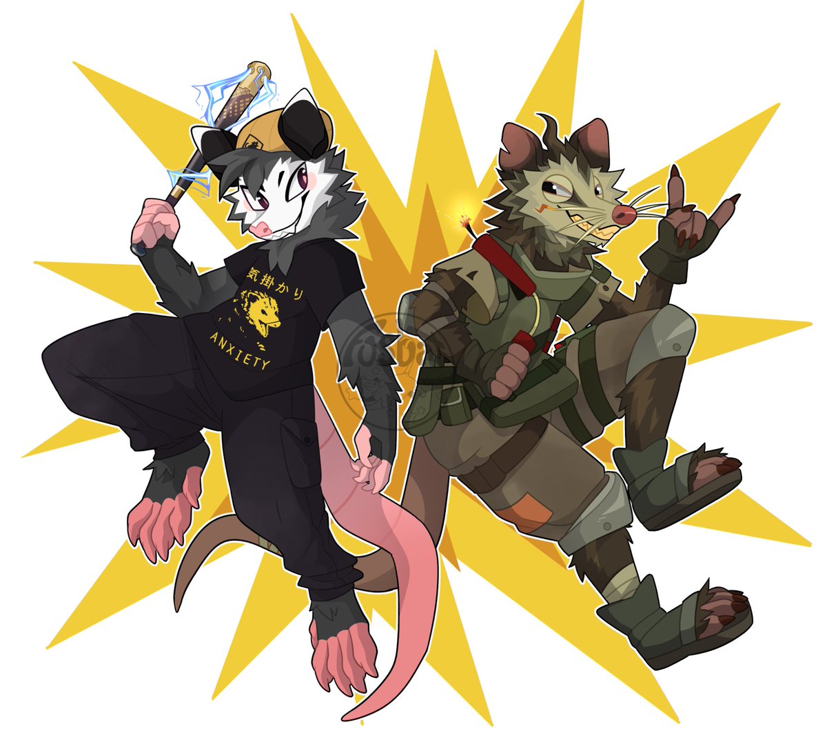 fosbat's tweet photo. opossums in fortnite, what will they do? https://t.co/2VHVrg4EJb