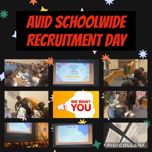 Alcorn Middle School - Knights (@alcornms) on Twitter photo Today is AMS's Schoolwide AVID Recruitment Day! Students had an opportunity to attend this session to learn about the benefits of joining AVID ) for the 2025-2026 school year. <a href="/RSD1_AVID/">Richland One AVID</a>
Apply Today!
Questions? Email cheryl.queener@richlandone.org for more information! Today is AMS's Schoolwide AVID Recruitment Day! Students had an opportunity to attend this session to learn about the benefits of joining AVID ) for the 2025-2026 school year. <a href="/RSD1_AVID/">Richland One AVID</a>
Apply Today!
Questions? Email cheryl.queener@richlandone.org for more information!