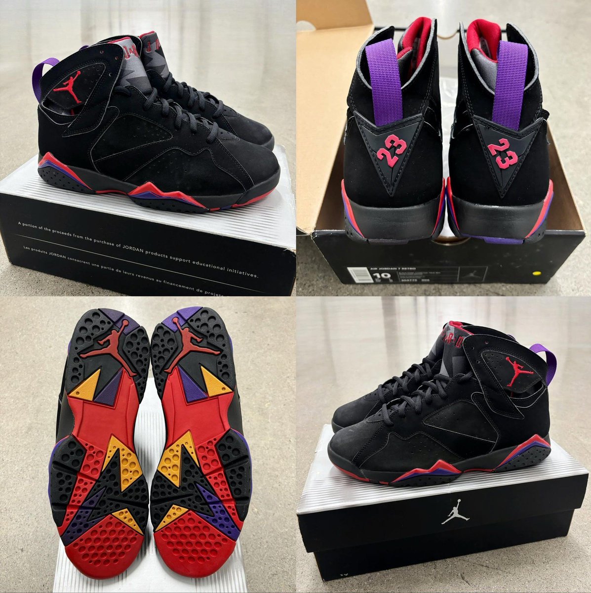 JustFreshKicks's tweet image. Air Jordan 7 "Raptors" (2002) 🦖