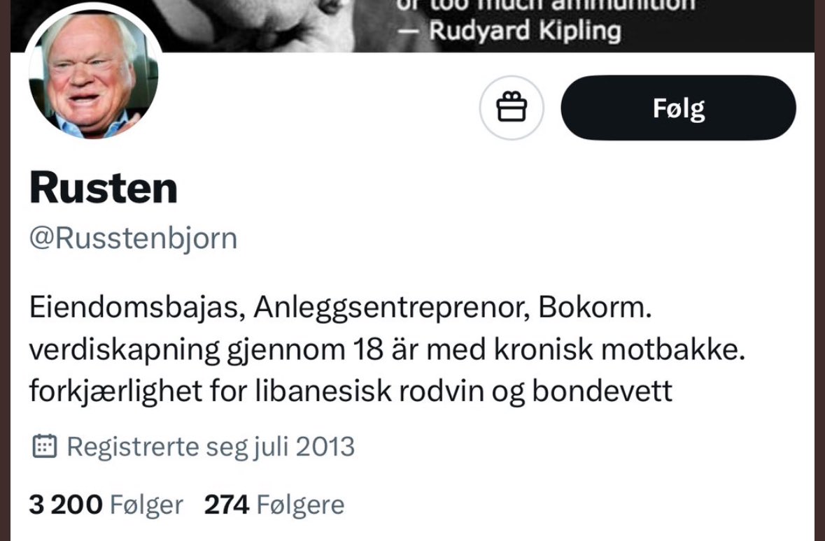 Setter pris på om dere rapporterer denne falske profilen🙏🏻