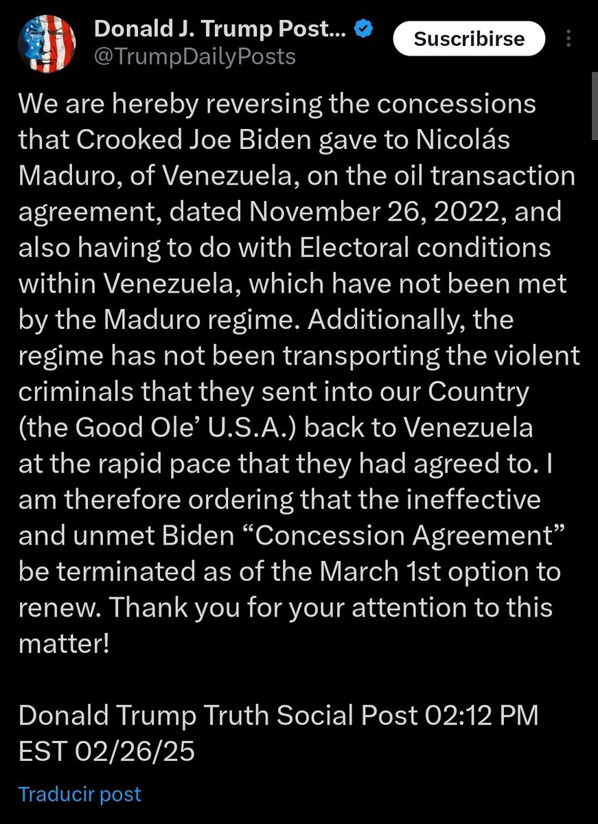 Poxoner1's tweet photo. @Vanessa_lh10 @TAMARA_SUJU @POTUS @RichardGrenell Te lo dije. https://t.co/Y8vfMM0B3p