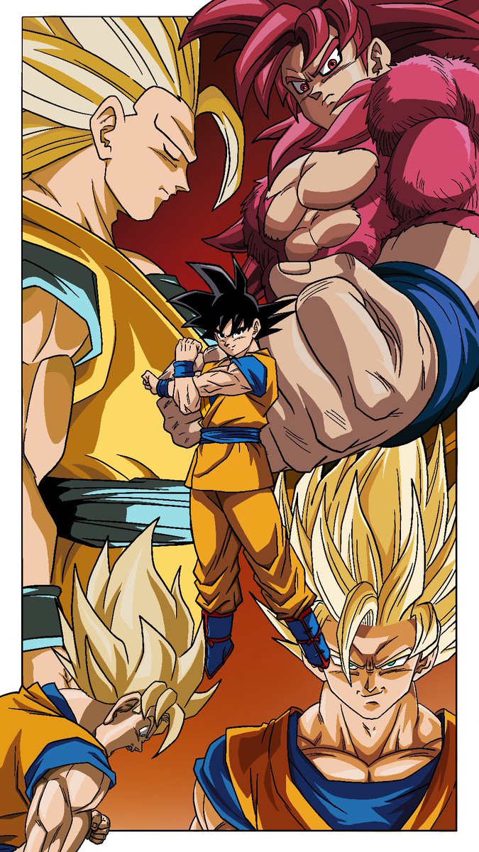 lab_kame's tweet photo. #songoku #dragonball #dragonballdaima #supersaiyan #supersaiyan4 https://t.co/RSoqw09cle