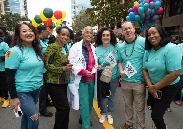 SutterHealth's tweet photo. This weekend, we joined thousands at Oaklandโs 8th Annual @blackjoyparade, celebrating the vibrant Black experience & cultural contributions from across the Bay Area. It was a day full of joy and unity, and weโre proud to have been a sponsor. Way to bring the energy, #TeamSutter! https://t.co/zTdTDFcBKZ