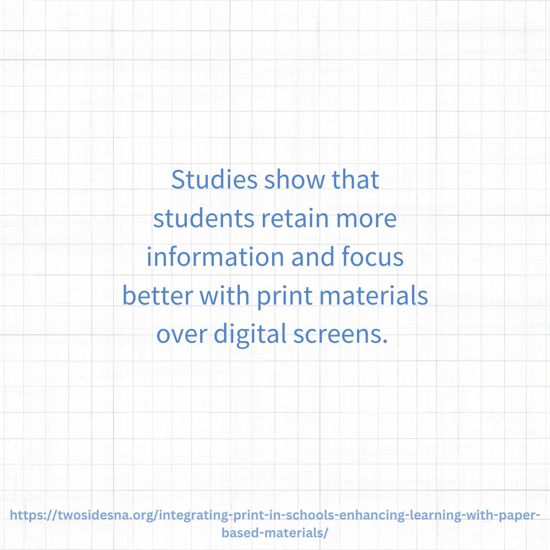 Schools are integrating print resources like planners, worksheets, and textbooks to combat digital fatigue, enhance comprehension, and create distraction-free learning environments.
#PrintCarolinas #PICA #PrintisEducation #LessScreenStress