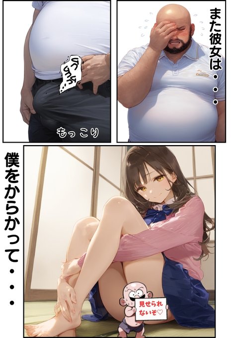 お隣のツンデレギャルがおじさんからち ○ ぽを借りる話(10/14)