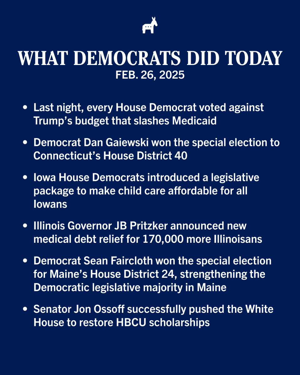 Democrats tweet media