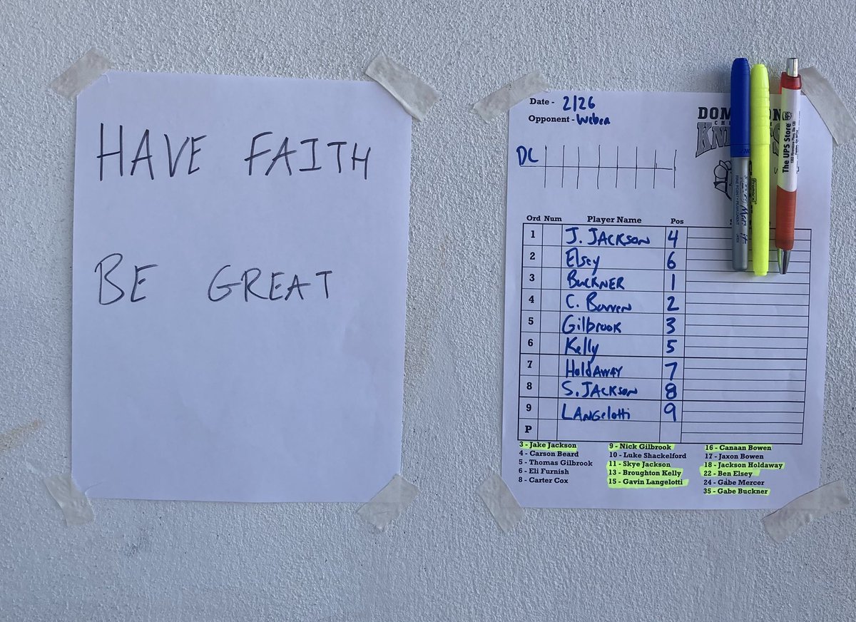 Dominion Christian Baseball tweet media