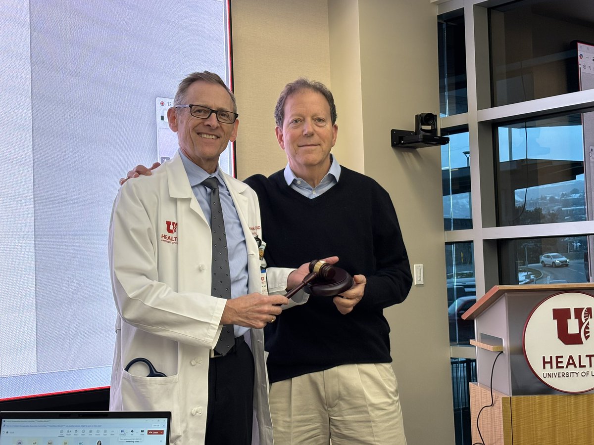 Talmage Egan, MD (@uofu_anes_chair) on Twitter photo Privileged to hand the chair gavel of the highly collaborative <a href="/UofUHealth/">University of Utah Health</a> Perioperative Executive Committee to my friend and colleague Dr. Bob Silver. The committee is in great hands! Privileged to hand the chair gavel of the highly collaborative <a href="/UofUHealth/">University of Utah Health</a> Perioperative Executive Committee to my friend and colleague Dr. Bob Silver. The committee is in great hands!