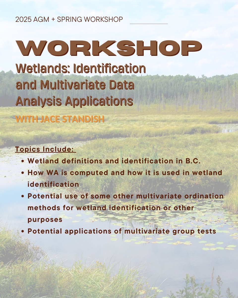 Hey Soil Lovers! The 2025 AGM &amp; Spring Workshop is right around the corner, and the PRSSS is excited to announce our schedule!🧡🤎
Make sure to get your tickets for a day filled with presentations, panels, workshops, and connecting! 🌱🌟
