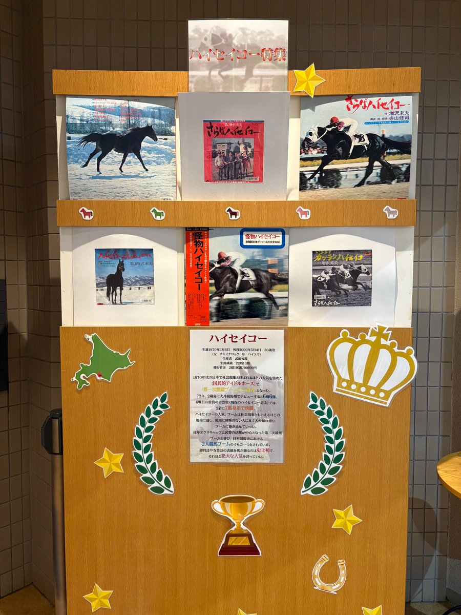 やっと追いつきました😅 新冠町生産の名馬ハイセイコーがウマ娘さんに