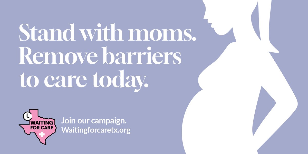No more waiting for care, Texas. Texas women, families deserve better. Learn more here: waitingforcaretx.org

#waitingforcaretx #HEALTexans #SB911