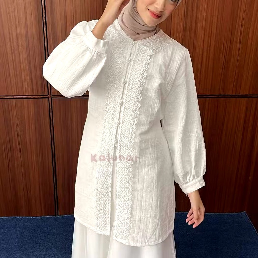 tunik ini cantik banget 😭 simple tapi bisa uplifting your look, cocok buat raya, kondangan even daily use, ngga cuma cantik, tapi juga nyaman dipake, cek warna warna lainnya di sini; 

📎 s.shopee.co.id/9pPn5StduH
