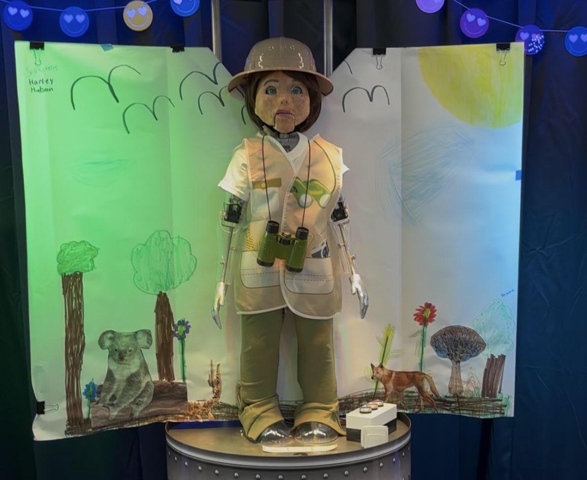 mrsnethsclass's tweet photo. ๐ Join 5th graders from
Fox Hill Elementary for a week long trip to five distinct biomes! Kicking off with Ms. G in Australia @FH_NKCSD @NKCSchools #FutureReadyLab https://t.co/zyCPuXXLuM