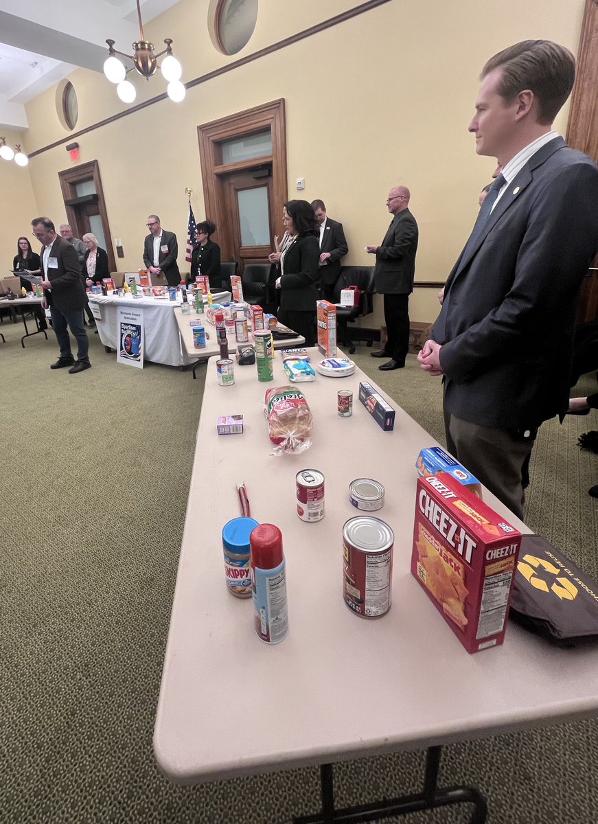 Pat Garofalo 🇺🇸 (@patgarofalo) on Twitter photo Awesome day at the Capitol for <a href="/MNGrocers/">Minnesota Grocers Association</a>
Thank you to <a href="/grant_hauschild/">Grant Hauschild</a> <a href="/lreyer/">@lreyer</a> <a href="/LisaDemuthMN/">Lisa Demuth</a> <a href="/Senmarkjohnson/">Senator Mark Johnson</a> and Commissioner Tikki Brown for participating in the Bipartisan Bag Off For Charity!
A great event that was fun for all. Happy to make a donate to <a href="/2harvest/">Second Harvest Heartland</a> as well! Awesome day at the Capitol for <a href="/MNGrocers/">Minnesota Grocers Association</a>
Thank you to <a href="/grant_hauschild/">Grant Hauschild</a> <a href="/lreyer/">@lreyer</a> <a href="/LisaDemuthMN/">Lisa Demuth</a> <a href="/Senmarkjohnson/">Senator Mark Johnson</a> and Commissioner Tikki Brown for participating in the Bipartisan Bag Off For Charity!
A great event that was fun for all. Happy to make a donate to <a href="/2harvest/">Second Harvest Heartland</a> as well!