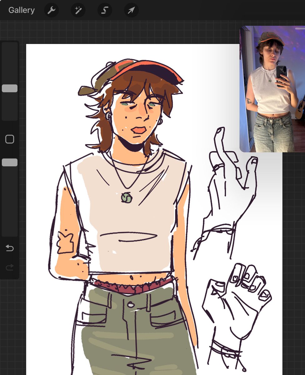 sinclair tractor hat i stole from my uncle got me feeling extra butch today