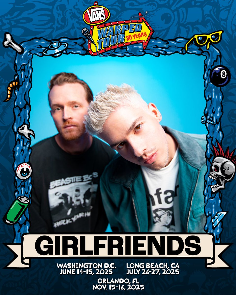 girlfriends (@girlfriendsxo) on Twitter photo can't believe we're playing all 3 shows on this years <a href="/VansWarpedTour/">Vans Warped Tour</a>! which city will we see you in? can't believe we're playing all 3 shows on this years <a href="/VansWarpedTour/">Vans Warped Tour</a>! which city will we see you in?