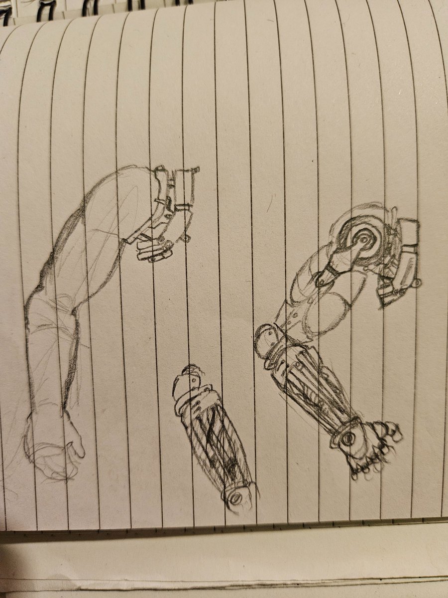 Designed automail for ed in <a href="/MeltingOnFloor/">in my yoohankim era</a> 's AU during a class