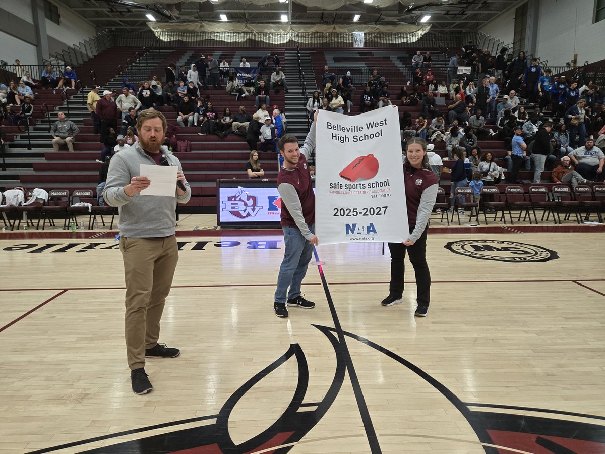 MaroonSportsMedicine (@maroonsportsmed) on Twitter photo Belleville West is officially a <a href="/NATA1950/">NATA</a> #safesportschool Look for this banner to be displayed on campus as a symbol of our commitment to providing the highest degree of safety for our student athletes at <a href="/BWestAthletics/">BW Athletics</a> <a href="/keli_atc/">Keli Keener</a> <a href="/SSMHealthSM/">SSM Health Sports Medicine</a> <a href="/BTHS201/">BTHS District 201</a> <a href="/ILAthTrainers/">IATA</a> <a href="/SWC_AT/">SWC AT's</a> Belleville West is officially a <a href="/NATA1950/">NATA</a> #safesportschool Look for this banner to be displayed on campus as a symbol of our commitment to providing the highest degree of safety for our student athletes at <a href="/BWestAthletics/">BW Athletics</a> <a href="/keli_atc/">Keli Keener</a> <a href="/SSMHealthSM/">SSM Health Sports Medicine</a> <a href="/BTHS201/">BTHS District 201</a> <a href="/ILAthTrainers/">IATA</a> <a href="/SWC_AT/">SWC AT's</a>
