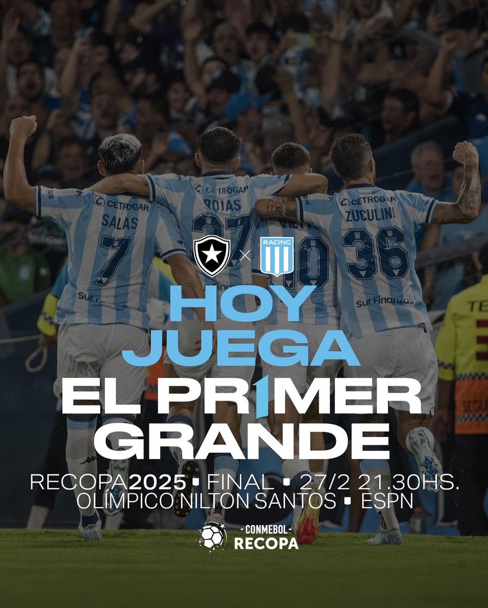 Todos, pensando en el objetivo. 

¡ESTA NOCHE, CUESTE LO QUE CUESTE! 🩵🏆