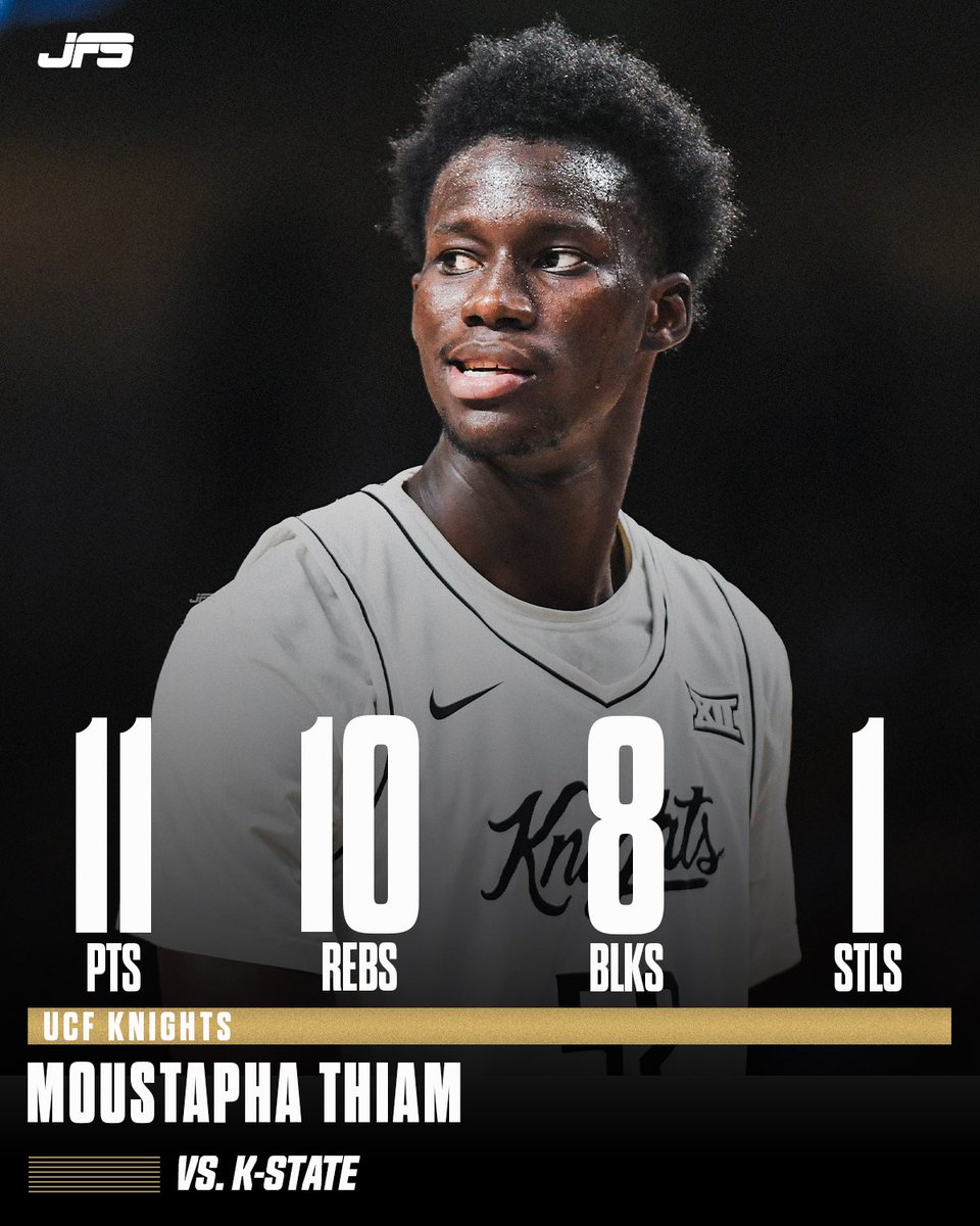 JFS_Sports (@jfs_sports) on Twitter photo Another impressive performance from Moustapha Thiam
Thiam tied the UCF program record for most blocks in a game😳
<a href="/Tafzo327Thiam/">Moustapha Thiam</a> Another impressive performance from Moustapha Thiam
Thiam tied the UCF program record for most blocks in a game😳
<a href="/Tafzo327Thiam/">Moustapha Thiam</a>