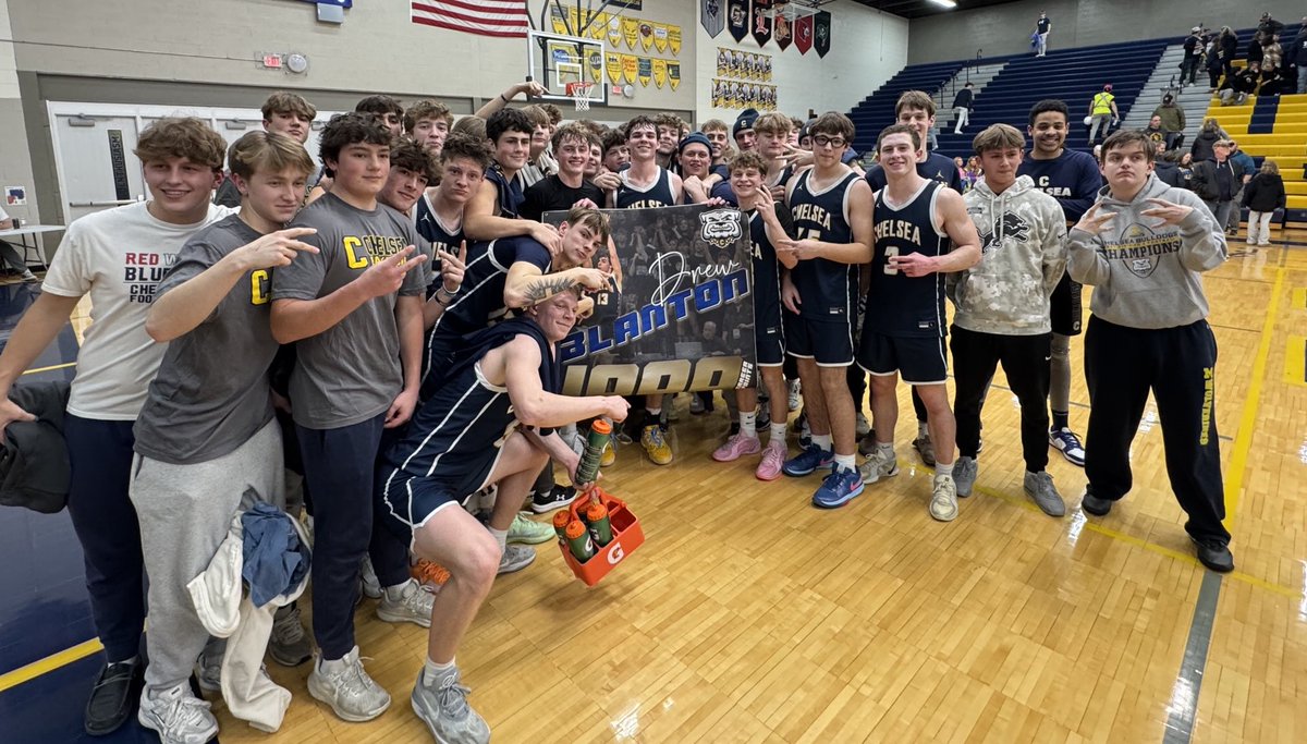 Congratulations <a href="/drewblanton2025/">Drew Blanton</a> for joining the 1000 point club! Incredible achievement that showcases your work ethic. Keep it rolling!
<a href="/ChelseaBulldogs/">Chelsea Athletics</a>