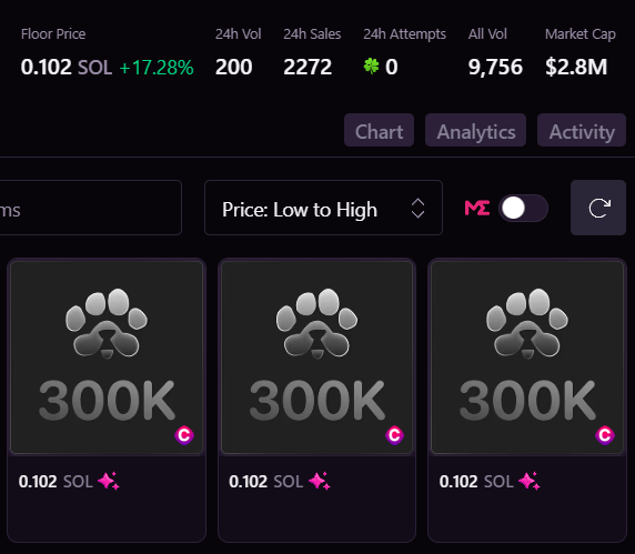 Just wait until the FUD around $SOL, the hate against memecoins, and the Pump.fun drama settle. Once $BTC bounces back, the entire SOL ecosystem will make a huge move.

$PAWS could be one of the few truly successful TGEs in recent times.