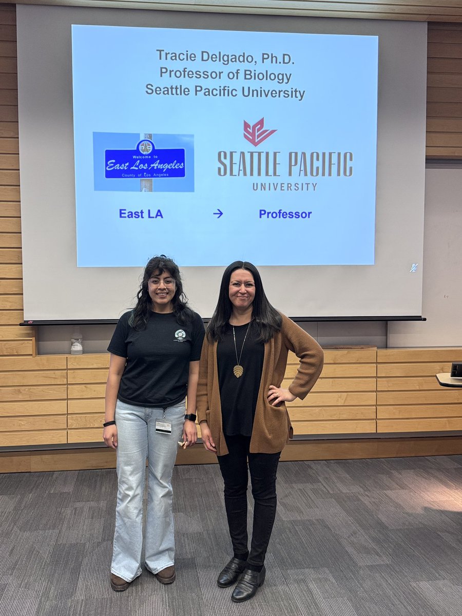 Was a honor to speak at the <a href="/wsusacnas/">WSUSACNAS</a> chapter meeting today about my academic journey. I also had the pleasure to meet Jimena, the current WSU SACNAS chapter president. #professorlife #representationmatters <a href="/SACNAS/">SACNAS</a>