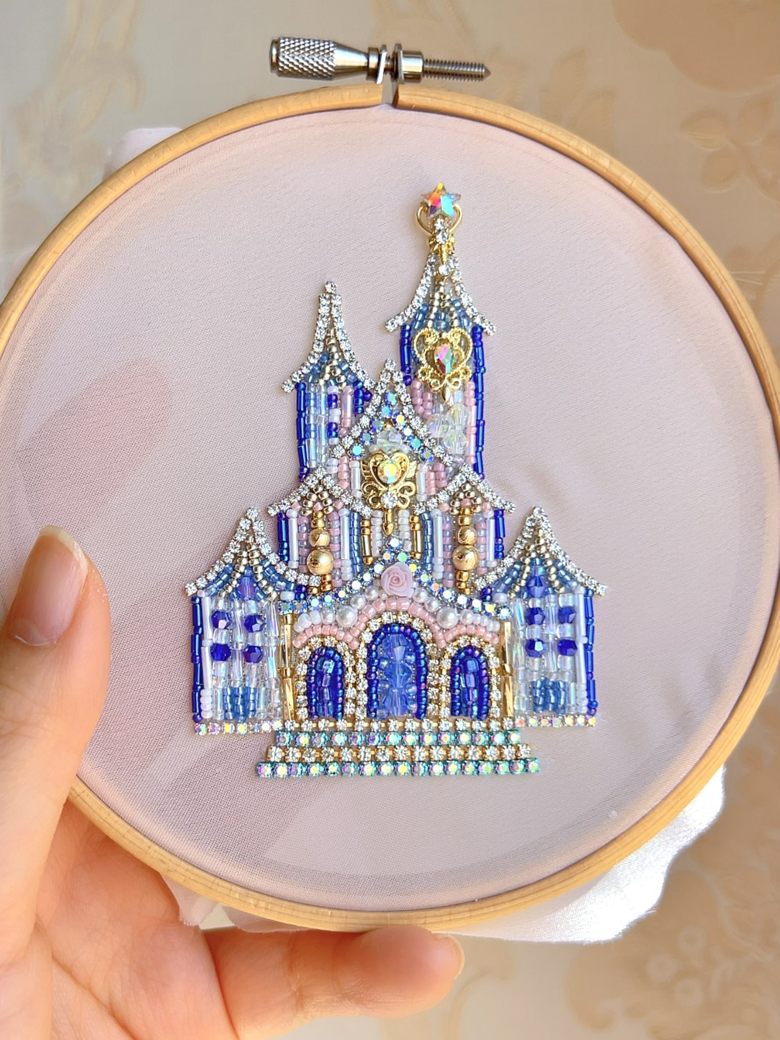 かわいいぴじょん　刺繍をお飾りいただく額とアクリル板 かわいいぴじょん 刺繍をお飾りいただく額とアクリル板 Easy