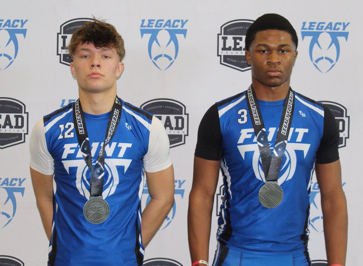 Legacy Football Organization (@legacymi_fball) on Twitter photo βοΈLegacy Statewide 7on7 High School League Season MVPsβοΈ
Flint Blue
Offense: Cameron Vanecek - QB - Lapeer - 2027
Defense: Aelijah Wells - DB - Grand Blanc - 2026
<a href="/Legacy_Recruit/">Legacy Recruiting</a> <a href="/LegacyFlint/">Legacy Flint</a> <a href="/gamebreakerhg/">GameBreaker</a> <a href="/TheD_Zone/">The D Zone</a>
#legacy #jointhemovement #7on7 βοΈLegacy Statewide 7on7 High School League Season MVPsβοΈ
Flint Blue
Offense: Cameron Vanecek - QB - Lapeer - 2027
Defense: Aelijah Wells - DB - Grand Blanc - 2026
<a href="/Legacy_Recruit/">Legacy Recruiting</a> <a href="/LegacyFlint/">Legacy Flint</a> <a href="/gamebreakerhg/">GameBreaker</a> <a href="/TheD_Zone/">The D Zone</a>
#legacy #jointhemovement #7on7