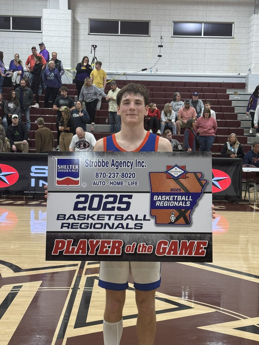 2A-2 Boys Regional 1st Round
Cedar Ridge 74
Bay 35
Final
Strobe Insurance Player of the Game
Kyle Provence